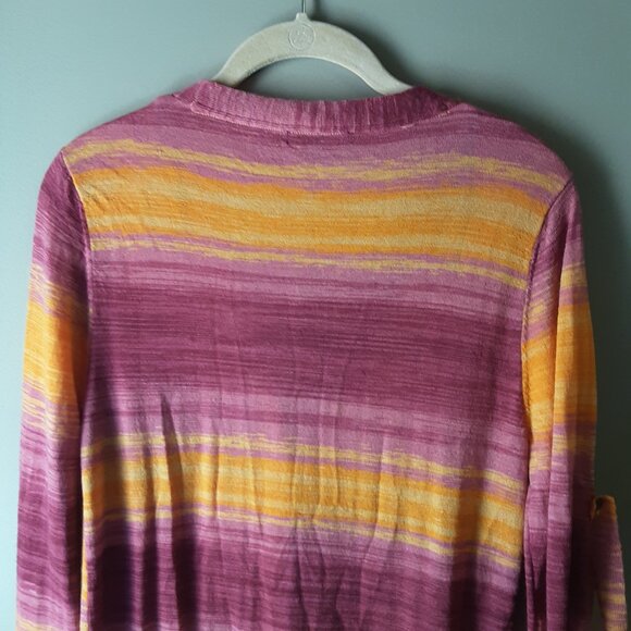 Emu Australia Merino Wool Vibrant Striped Cardigan Size Small - Picture 8 of 14